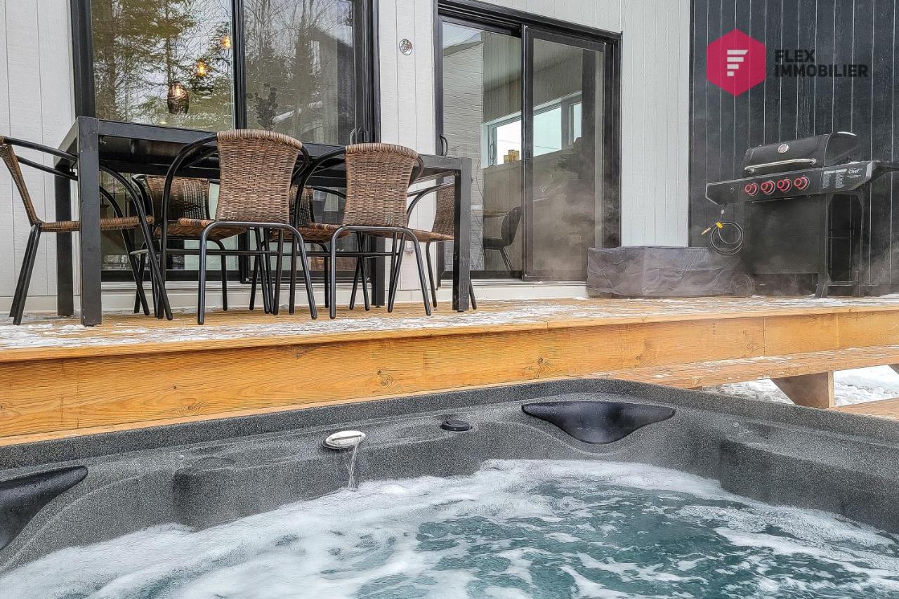 Le Blanc Bouleau De Portneuf / Private Hot Tub Villa Pont-Rouge Bagian luar foto