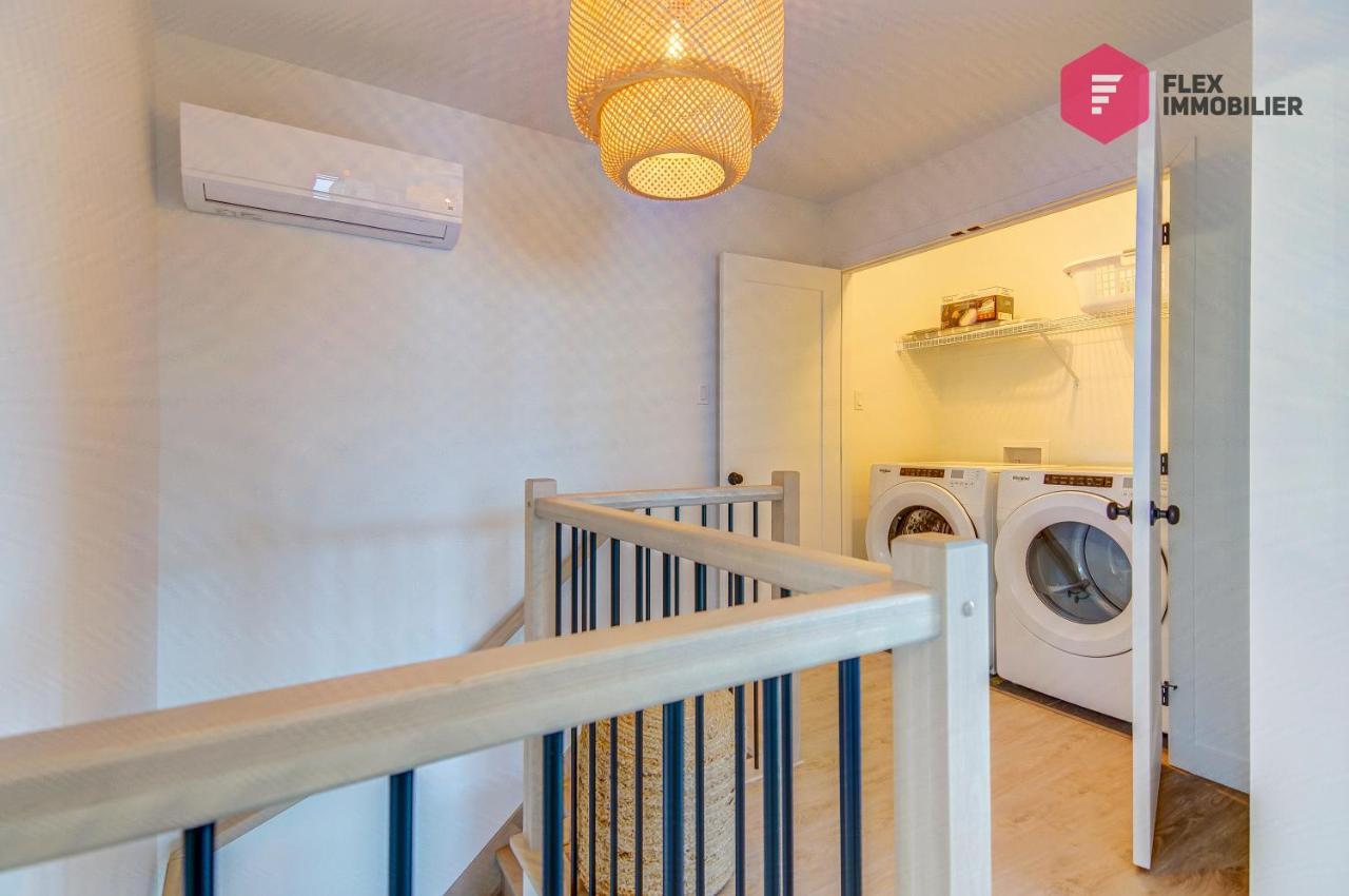Le Blanc Bouleau De Portneuf / Private Hot Tub Villa Pont-Rouge Bagian luar foto
